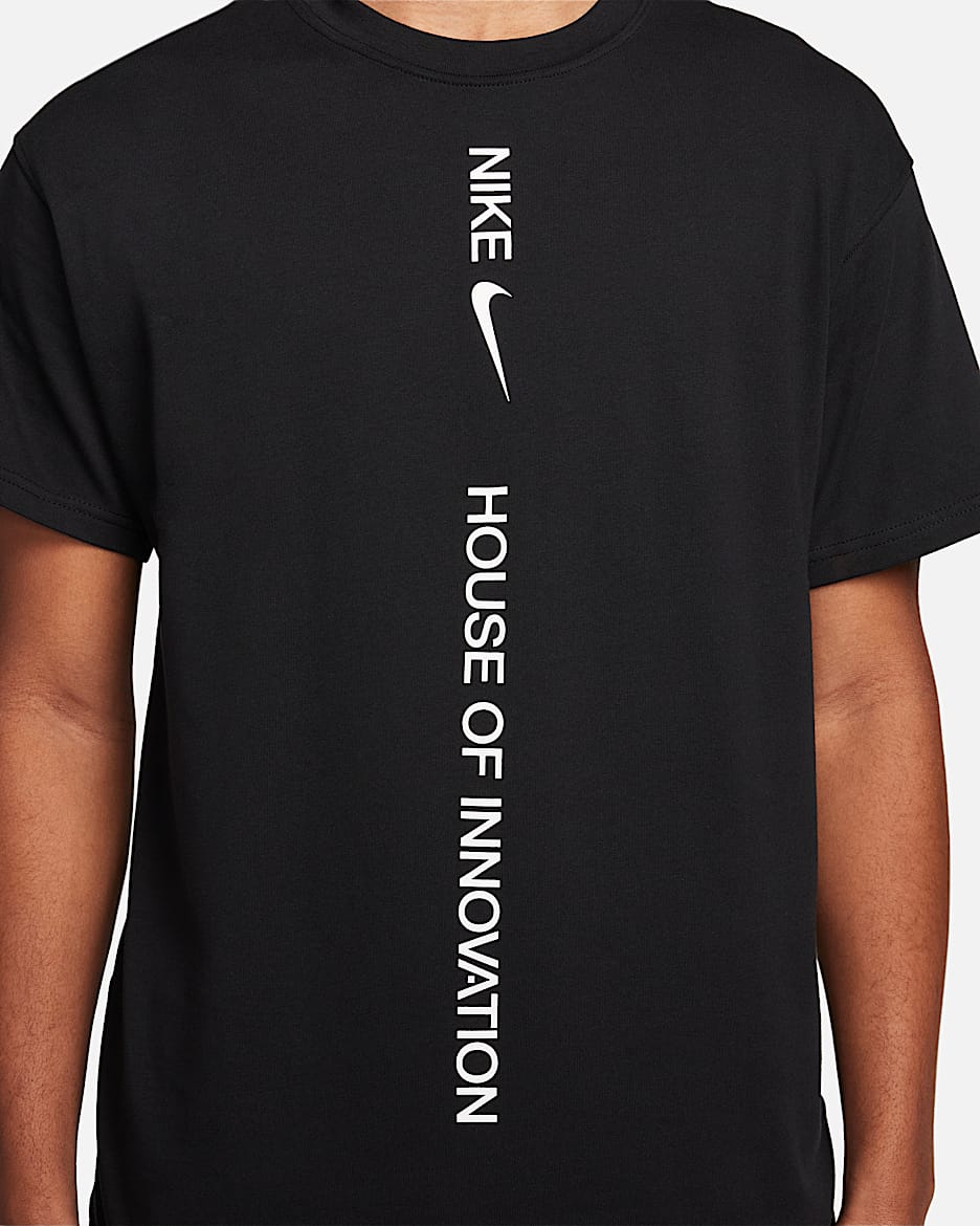 Nike Sportswear House of Innovation Paris Men s T Shirt Black Cotton